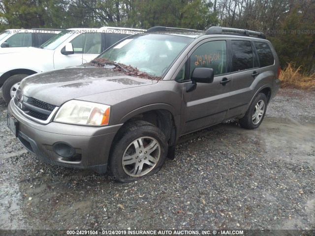 4A4MM31S36E053996 - 2006 MITSUBISHI ENDEAVOR LS/RT GRAY photo 2