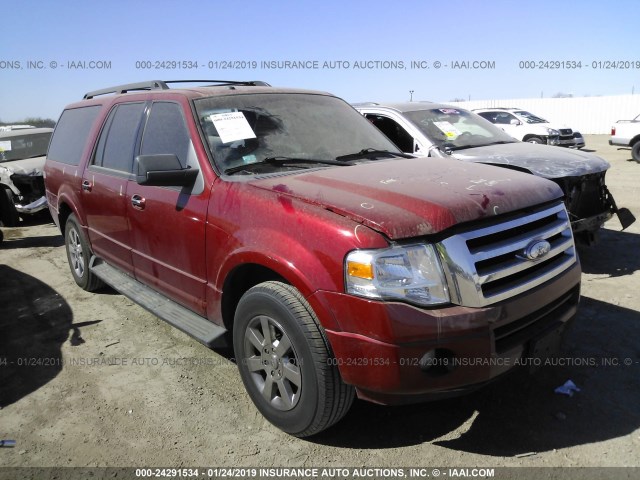 1FMFK15519LA02281 - 2009 FORD EXPEDITION EL XLT RED photo 1