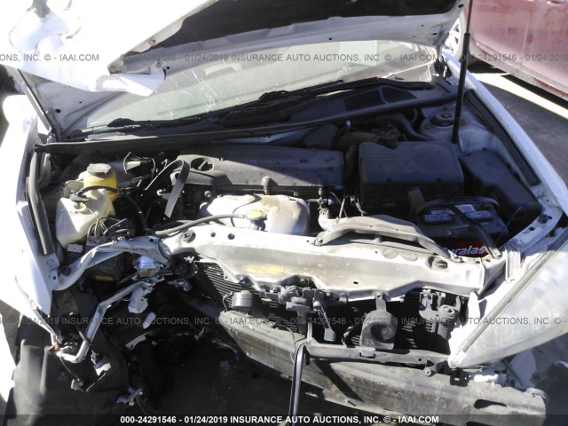 4T1BE30K05U028728 - 2005 TOYOTA CAMRY LE/XLE/SE WHITE photo 10