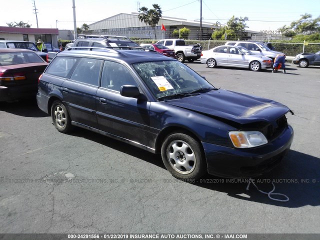 4S3BH635327307488 - 2002 SUBARU LEGACY L BLUE photo 1