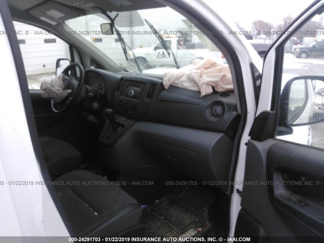 3N6CM0KN1DK691271 - 2013 NISSAN NV200 2.5S/2.5SV WHITE photo 5