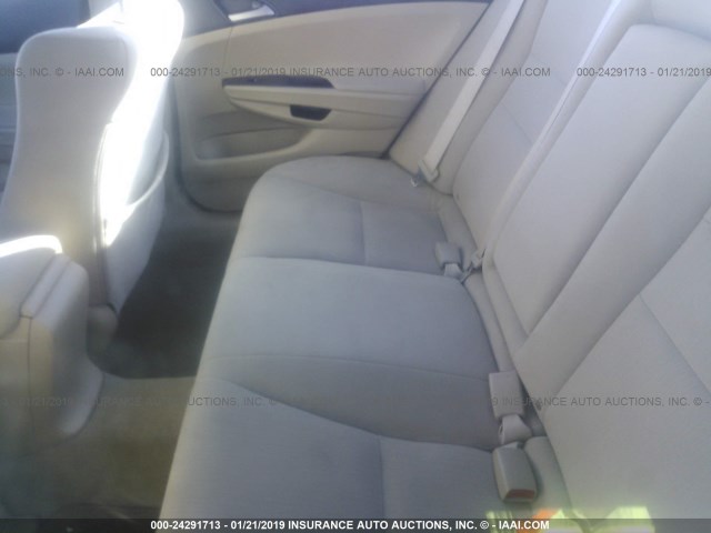 1HGCP2F46BA078862 - 2011 HONDA ACCORD LXP WHITE photo 8