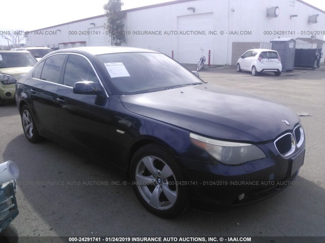 WBANF73586CG67605 - 2006 BMW 530 XI BLUE photo 1