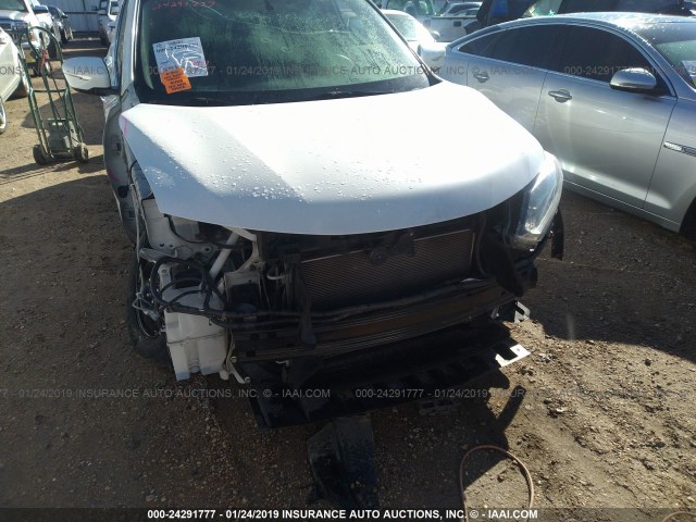 5N1AT2MT7FC776883 - 2015 NISSAN ROGUE S/SL/SV WHITE photo 6