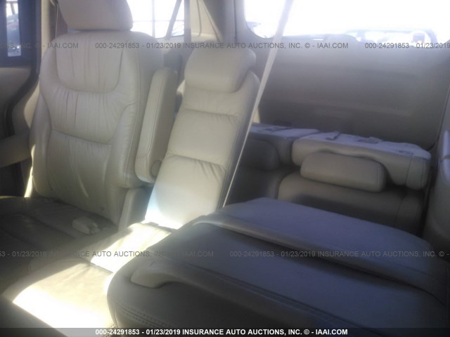 5FNRL38797B068231 - 2007 HONDA ODYSSEY EXL GOLD photo 8