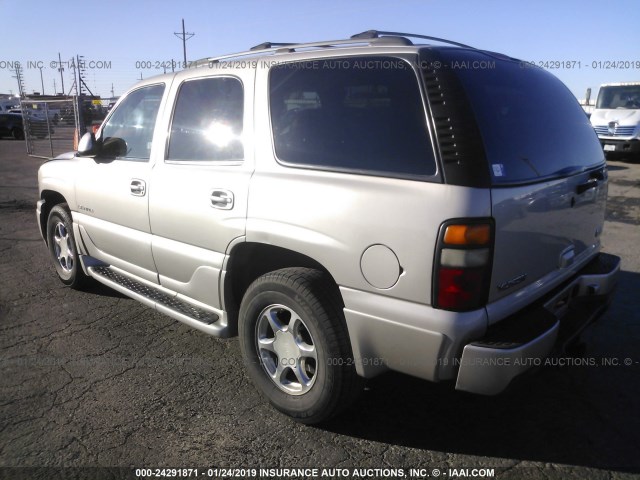 1GKEK63U14J244018 - 2004 GMC YUKON DENALI TAN photo 3