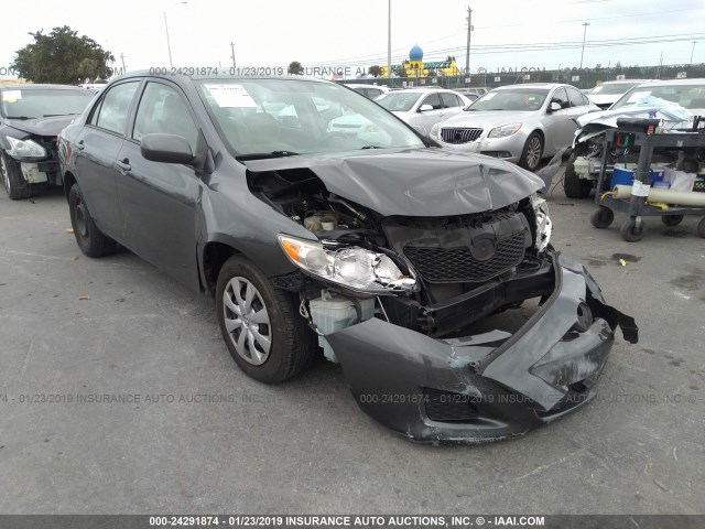 2T1BU4EE2AC318752 - 2010 TOYOTA COROLLA S/LE/XLE GRAY photo 1