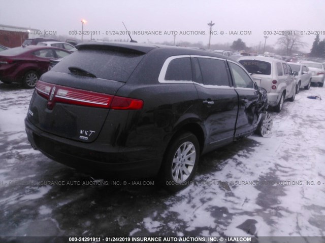 2LMHJ5NK7EBL56037 - 2014 LINCOLN MKT BLACK photo 4