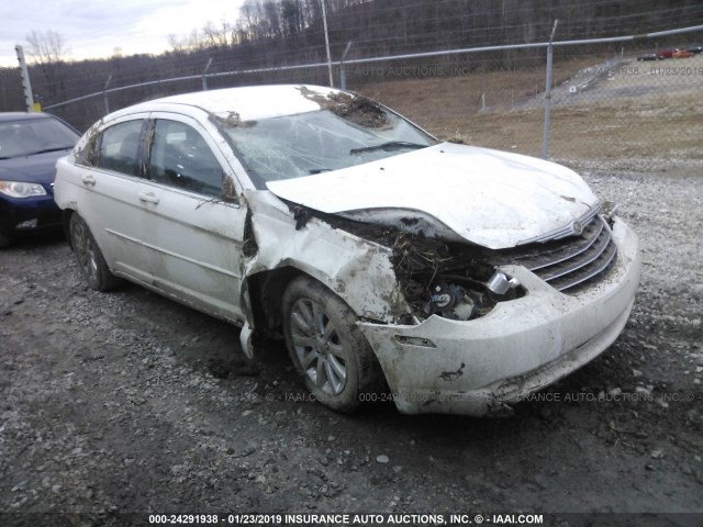 1C3CC5FD9AN192457 - 2010 CHRYSLER SEBRING LIMITED WHITE photo 1