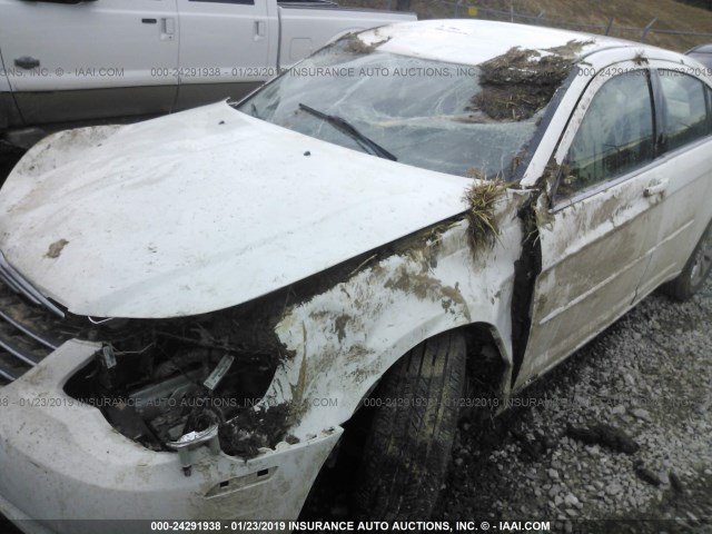 1C3CC5FD9AN192457 - 2010 CHRYSLER SEBRING LIMITED WHITE photo 6