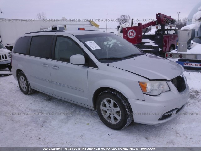 2C4RC1BG6CR126131 - 2012 CHRYSLER TOWN & COUNTRY TOURING GRAY photo 1