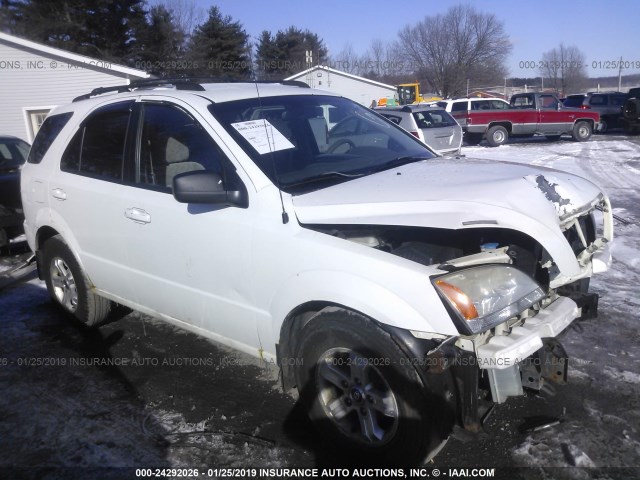 KNDJC733855348956 - 2005 KIA SORENTO EX/LX WHITE photo 1