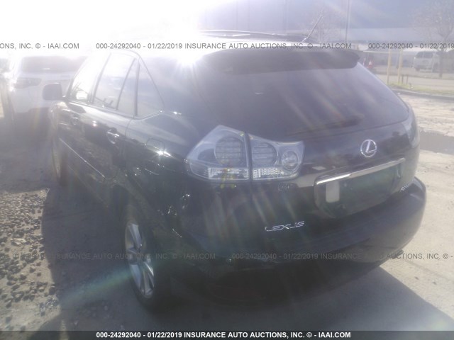 JTJHW31U060029864 - 2006 LEXUS RX 400 BLACK photo 3