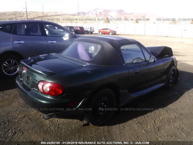 JM1NB353220220327 - 2002 MAZDA MX-5 MIATA LS GREEN photo 4