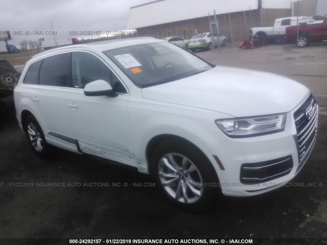 WA1LAAF72JD034742 - 2018 AUDI Q7 PREMIUM PLUS WHITE photo 1