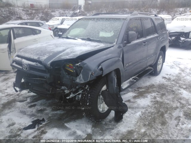 JTEBU14R848017675 - 2004 TOYOTA 4RUNNER SR5/SPORT GRAY photo 2