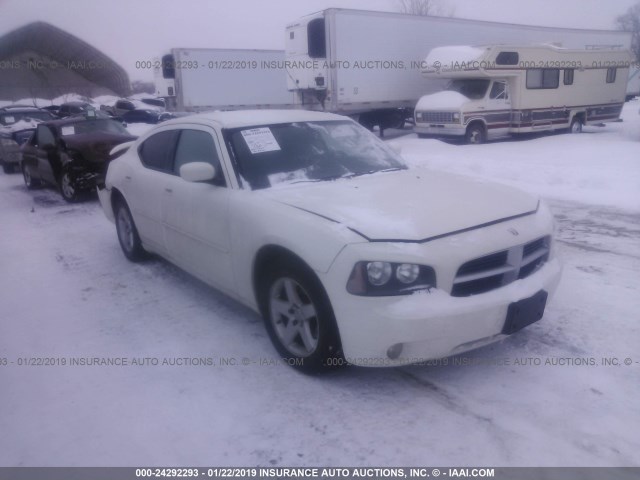 2B3CA3CV3AH127035 - 2010 DODGE CHARGER SXT WHITE photo 1