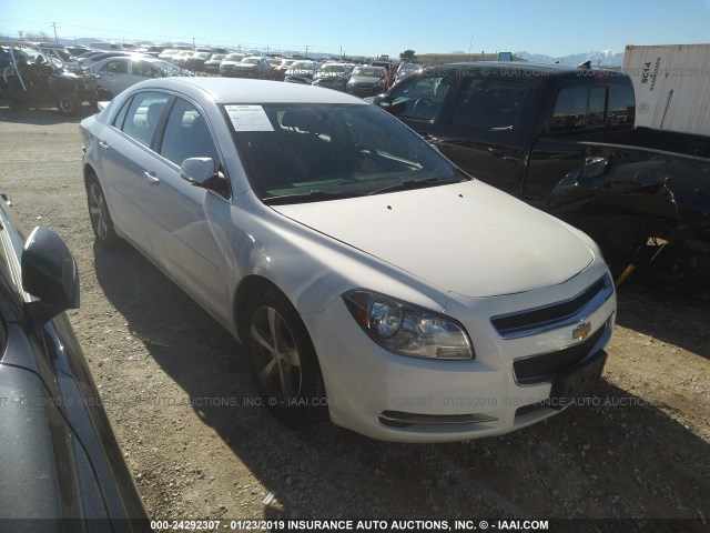 1G1ZC5E08CF111281 - 2012 CHEVROLET MALIBU 1LT თეთრი ფოტო 1