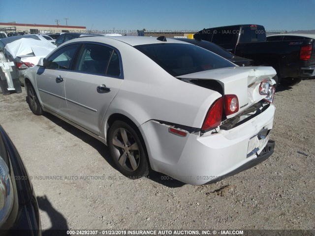 1G1ZC5E08CF111281 - 2012 CHEVROLET MALIBU 1LT თეთრი ფოტო 3