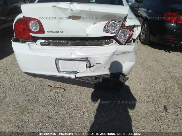1G1ZC5E08CF111281 - 2012 CHEVROLET MALIBU 1LT თეთრი ფოტო 6