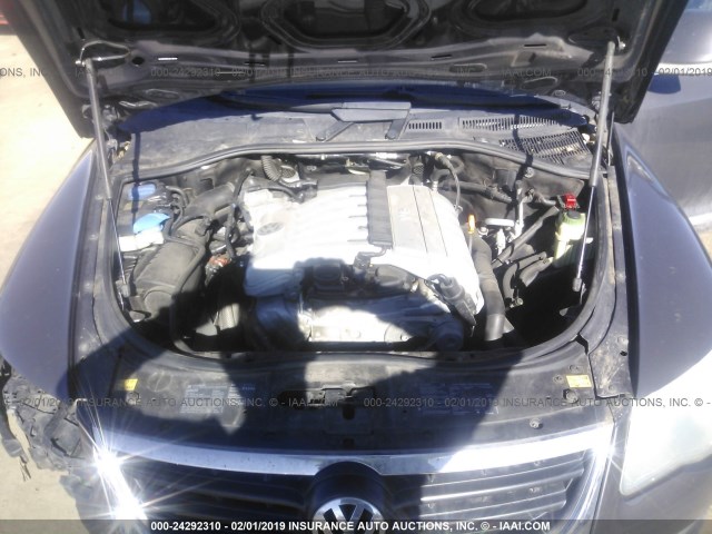 WVGBE77L38D000660 - 2008 VOLKSWAGEN TOUAREG 2 V6 GRAY photo 10