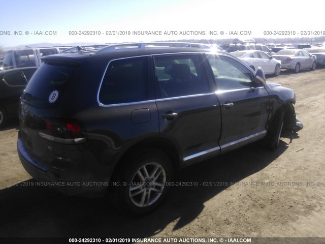 WVGBE77L38D000660 - 2008 VOLKSWAGEN TOUAREG 2 V6 GRAY photo 4