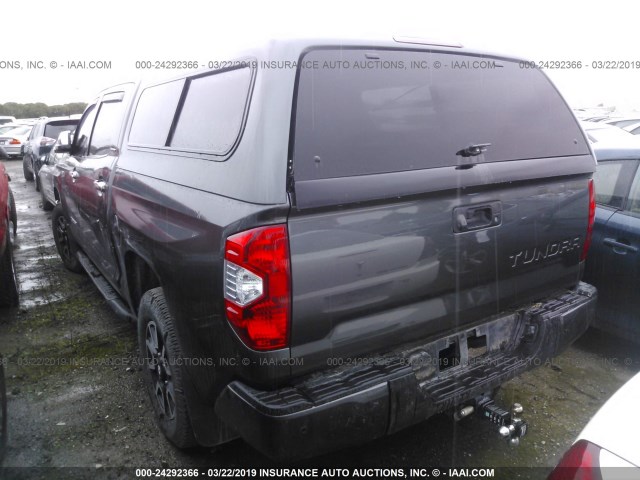 5TFHW5F15FX432372 - 2015 TOYOTA TUNDRA CREWMAX LIMITED BLACK photo 3