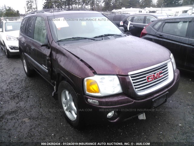 1GKDT13S262105023 - 2006 GMC ENVOY BURGUNDY photo 1