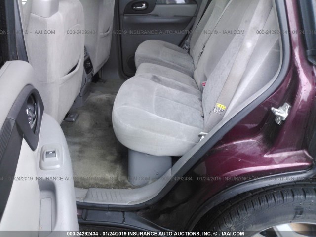 1GKDT13S262105023 - 2006 GMC ENVOY BURGUNDY photo 8