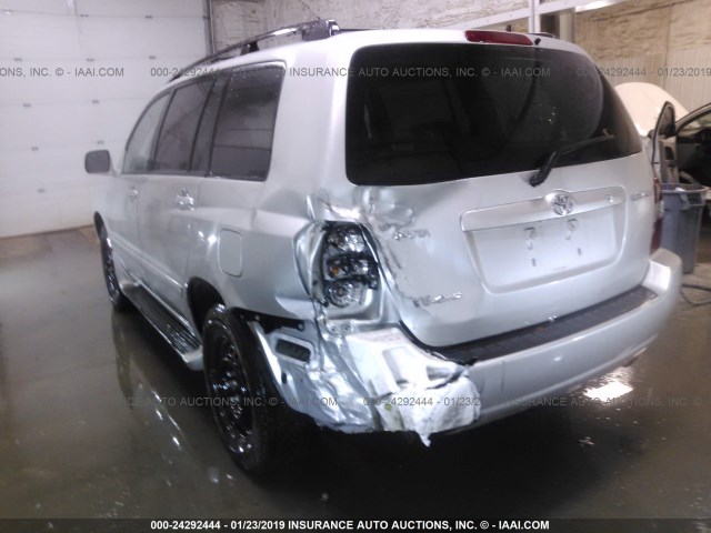 JTEEP21A550083366 - 2005 TOYOTA HIGHLANDER LIMITED SILVER photo 6