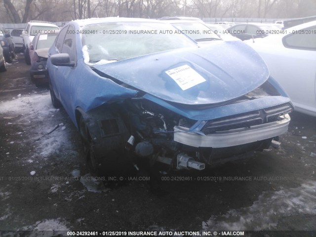 1C3CDFBB8GD518223 - 2016 DODGE DART SXT BLUE photo 6