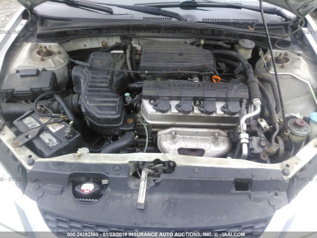 1HGEM221X5L032909 - 2005 HONDA CIVIC DX VP Gümüş foto 10