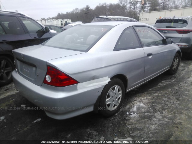 1HGEM221X5L032909 - 2005 HONDA CIVIC DX VP Gümüş foto 4