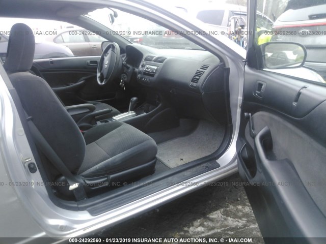 1HGEM221X5L032909 - 2005 HONDA CIVIC DX VP Gümüş foto 5