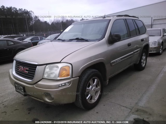 1GKDS13S942219892 - 2004 GMC ENVOY BROWN photo 2