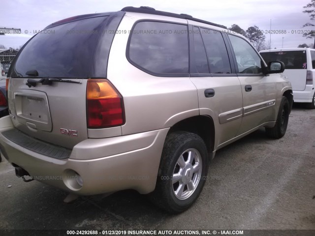 1GKDS13S942219892 - 2004 GMC ENVOY BROWN photo 4