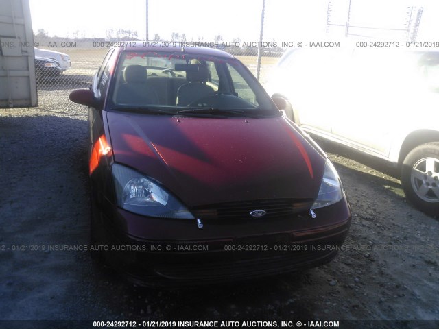 1FAFP3836YW384046 - 2000 FORD FOCUS ZTS MAROON photo 6