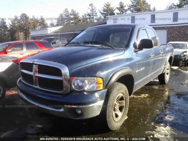 1D7HU18N33J585349 - 2003 DODGE RAM 1500 ST/SLT Dark Blue photo 2