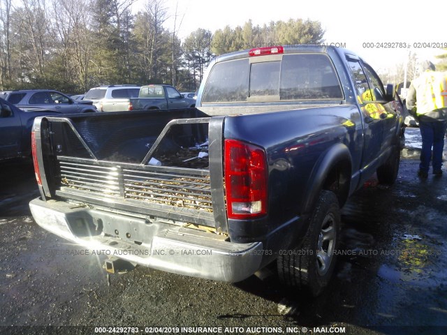 1D7HU18N33J585349 - 2003 DODGE RAM 1500 ST/SLT Dark Blue photo 4