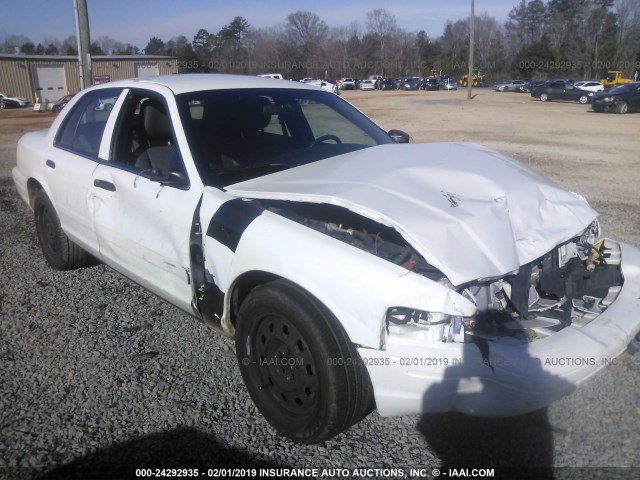 2FABP7BVXBX121098 - 2011 FORD CROWN VICTORIA POLICE INTERCEPTOR WHITE photo 1