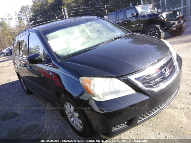 5FNRL38708B036611 - 2008 HONDA ODYSSEY EXL BLACK photo 1