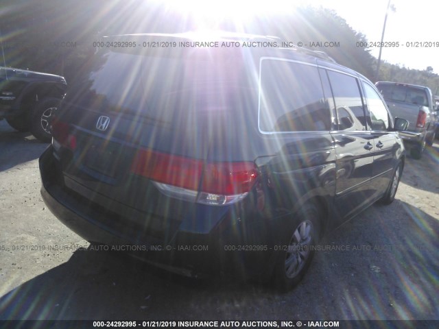 5FNRL38708B036611 - 2008 HONDA ODYSSEY EXL BLACK photo 4