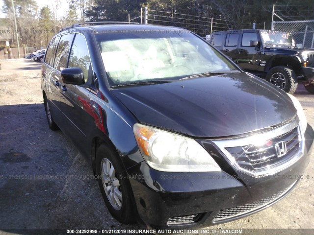 5FNRL38708B036611 - 2008 HONDA ODYSSEY EXL BLACK photo 6