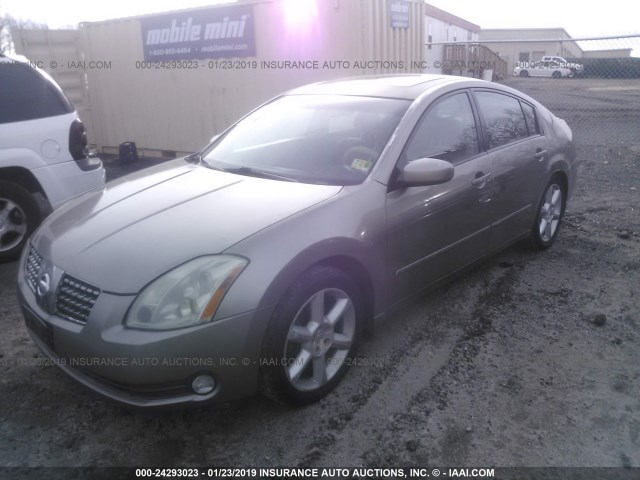 1N4BA41E94C920159 - 2004 NISSAN MAXIMA SE/SL GRAY photo 2