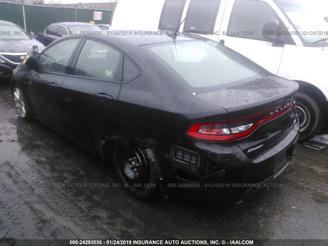 1C3CDFBA3DD342572 - 2013 DODGE DART SXT BLACK photo 3