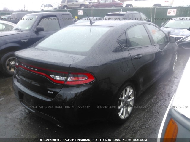 1C3CDFBA3DD342572 - 2013 DODGE DART SXT BLACK photo 4