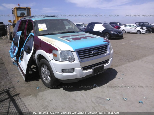 1FMEU63E27UA93557 - 2007 FORD EXPLORER XLT WHITE photo 1