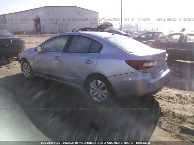 4S3GKAA66J1605430 - 2018 SUBARU IMPREZA SILVER photo 3