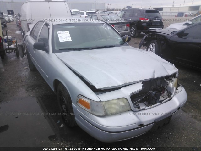 2FAFP71WX3X103018 - 2003 FORD CROWN VICTORIA POLICE INTERCEPTOR SILVER photo 1