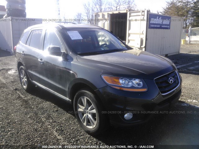 5NMSH4AG0AH358771 - 2010 HYUNDAI SANTA FE SE GRAY photo 1